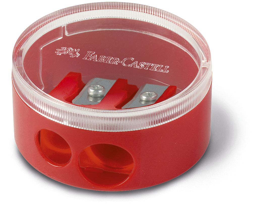 ASCUTITOARE PLASTIC DUBLA CU CONTAINER TWIST OFF ROSIE/ALBASTRA ASCUTITOARE PLASTIC DUBLA CU CONTAINER TWIST OFF ROSIE/ALBASTRA